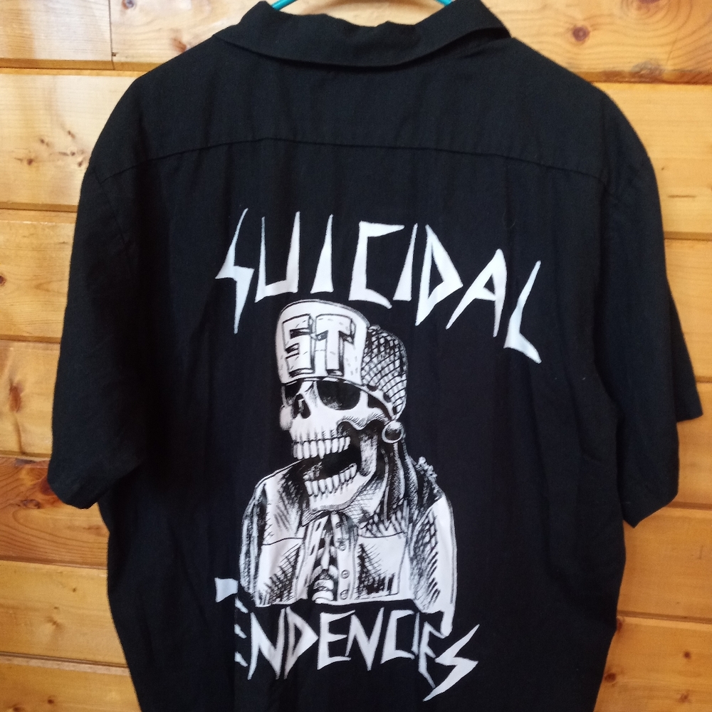 Dickies Suicidal Tendencies Short Sleeve Button-Up Shirt 2XL